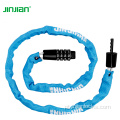 Jinjian Carbon Steel 4mm x1000mm Chain Cycle Lock